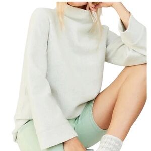 Saturday Sunday Anthropologie Mock Neck Sweater Oversized Relax Fit Casual Sz S